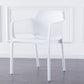 Scandinavian Plastic Dining Armchair Indoor Stackable Arm Chairs for Kitchen White 1 Piece Clearhalo ' kitchen&dining_furn' 'Dining Chairs' 'Dining Tables & Seating' 'dining_chair' 'furn' 'furn_dining_chair' 'Furniture' 'furniture_dining_chair' 'Kitchen & Dining Furniture' 'kitchen' 3702421