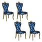 Victorian Style Dining Chair Parsons Dining Armless Chair for Home Use Blue 4 Piece Set Clearhalo ' kitchen&dining_furn' 'Dining Chairs' 'Dining Tables & Seating' 'dining_chair' 'furn' 'furn_dining_chair' 'Furniture' 'furniture_dining_chair' 'Kitchen & Dining Furniture' 'kitchen' 3702427