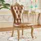 Victorian Style Dining Chair Parsons Dining Armless Chair for Home Use Coffee 1 Piece Clearhalo ' kitchen&dining_furn' 'Dining Chairs' 'Dining Tables & Seating' 'dining_chair' 'furn' 'furn_dining_chair' 'Furniture' 'furniture_dining_chair' 'Kitchen & Dining Furniture' 'kitchen' 3702429