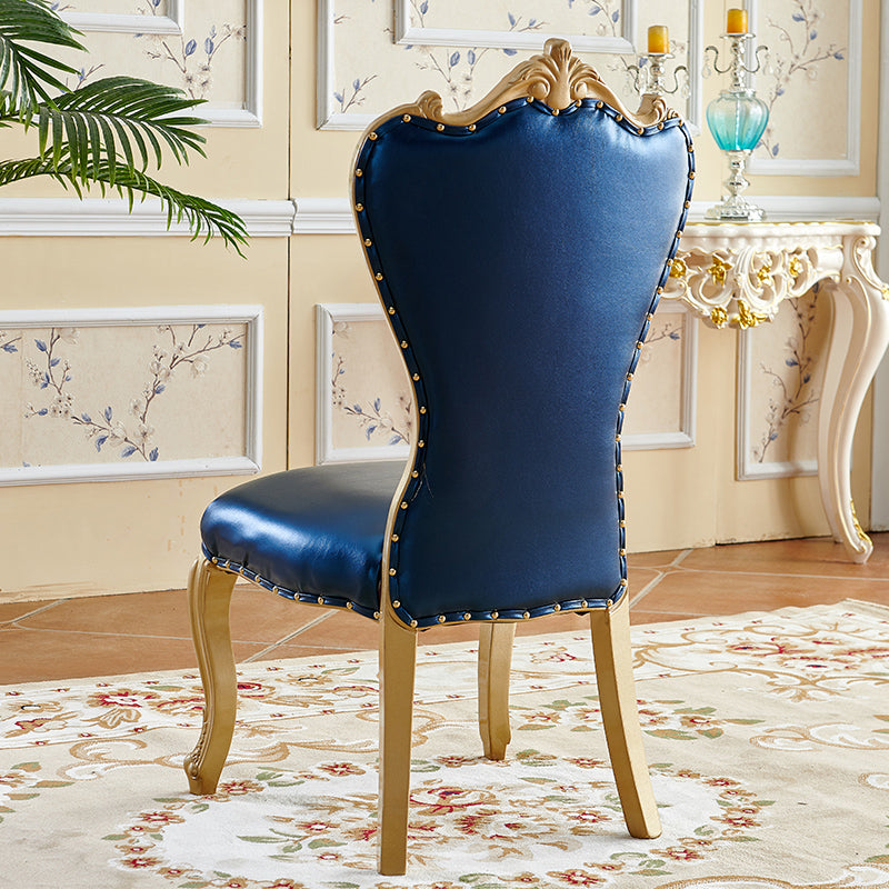 Victorian Style Dining Chair Parsons Dining Armless Chair for Home Use Clearhalo ' kitchen&dining_furn' 'Dining Chairs' 'Dining Tables & Seating' 'dining_chair' 'furn' 'furn_dining_chair' 'Furniture' 'furniture_dining_chair' 'Kitchen & Dining Furniture' 'kitchen' 3702431