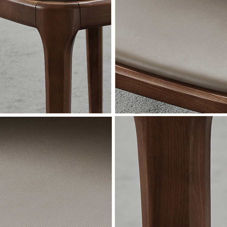 Scandinavian Style Wood Dining Chairs Dining Room Armless Solid Back Chair Clearhalo ' kitchen&dining_furn' 'Dining Chairs' 'Dining Tables & Seating' 'dining_chair' 'furn' 'furn_dining_chair' 'Furniture' 'furniture_dining_chair' 'Kitchen & Dining Furniture' 'kitchen' 3702443