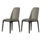 Scandinavian Style Wood Dining Chairs Dining Room Armless Solid Back Chair Smoke Gray 2 Piece Set Black Clearhalo ' kitchen&dining_furn' 'Dining Chairs' 'Dining Tables & Seating' 'dining_chair' 'furn' 'furn_dining_chair' 'Furniture' 'furniture_dining_chair' 'Kitchen & Dining Furniture' 'kitchen' 3702461