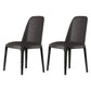 Scandinavian Style Wood Dining Chairs Dining Room Armless Solid Back Chair Black 2 Piece Set Black Clearhalo ' kitchen&dining_furn' 'Dining Chairs' 'Dining Tables & Seating' 'dining_chair' 'furn' 'furn_dining_chair' 'Furniture' 'furniture_dining_chair' 'Kitchen & Dining Furniture' 'kitchen' 3702464