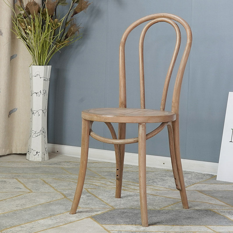 Bentwood Armless Side Dining Chairs Country Style Wood Dining Room Chair Distressed Wood Natural 1 Piece Clearhalo ' kitchen&dining_furn' 'Dining Chairs' 'Dining Tables & Seating' 'dining_chair' 'furn' 'furn_dining_chair' 'Furniture' 'furniture_dining_chair' 'Kitchen & Dining Furniture' 'kitchen' 3702486