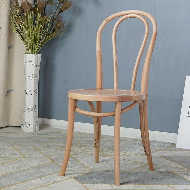 Bentwood Armless Side Dining Chairs Country Style Wood Dining Room Chair Wood Natural 1 Piece Clearhalo ' kitchen&dining_furn' 'Dining Chairs' 'Dining Tables & Seating' 'dining_chair' 'furn' 'furn_dining_chair' 'Furniture' 'furniture_dining_chair' 'Kitchen & Dining Furniture' 'kitchen' 3702498