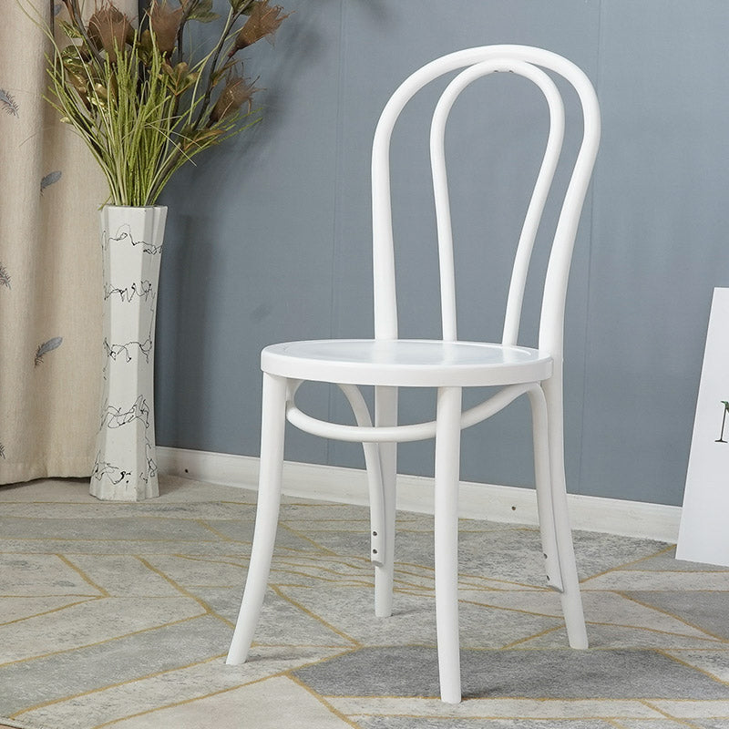 Bentwood Armless Side Dining Chairs Country Style Wood Dining Room Chair White Natural 1 Piece Clearhalo ' kitchen&dining_furn' 'Dining Chairs' 'Dining Tables & Seating' 'dining_chair' 'furn' 'furn_dining_chair' 'Furniture' 'furniture_dining_chair' 'Kitchen & Dining Furniture' 'kitchen' 3702501