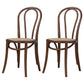 Bentwood Armless Side Dining Chairs Country Style Wood Dining Room Chair Walnut Brown 2 Piece Set Clearhalo ' kitchen&dining_furn' 'Dining Chairs' 'Dining Tables & Seating' 'dining_chair' 'furn' 'furn_dining_chair' 'Furniture' 'furniture_dining_chair' 'Kitchen & Dining Furniture' 'kitchen' 3702505