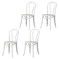 Bentwood Armless Side Dining Chairs Country Style Wood Dining Room Chair White Brown 4 Piece Set Clearhalo ' kitchen&dining_furn' 'Dining Chairs' 'Dining Tables & Seating' 'dining_chair' 'furn' 'furn_dining_chair' 'Furniture' 'furniture_dining_chair' 'Kitchen & Dining Furniture' 'kitchen' 3702509