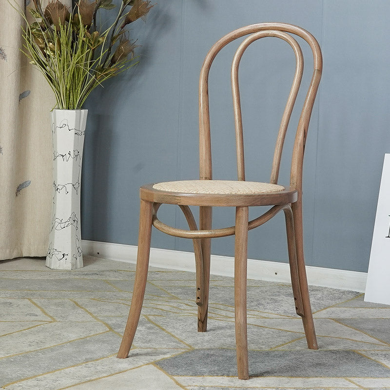 Bentwood Armless Side Dining Chairs Country Style Wood Dining Room Chair Distressed Wood Brown 1 Piece Clearhalo ' kitchen&dining_furn' 'Dining Chairs' 'Dining Tables & Seating' 'dining_chair' 'furn' 'furn_dining_chair' 'Furniture' 'furniture_dining_chair' 'Kitchen & Dining Furniture' 'kitchen' 3702510