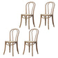 Bentwood Armless Side Dining Chairs Country Style Wood Dining Room Chair Distressed Wood Brown 4 Piece Set Clearhalo ' kitchen&dining_furn' 'Dining Chairs' 'Dining Tables & Seating' 'dining_chair' 'furn' 'furn_dining_chair' 'Furniture' 'furniture_dining_chair' 'Kitchen & Dining Furniture' 'kitchen' 3702512