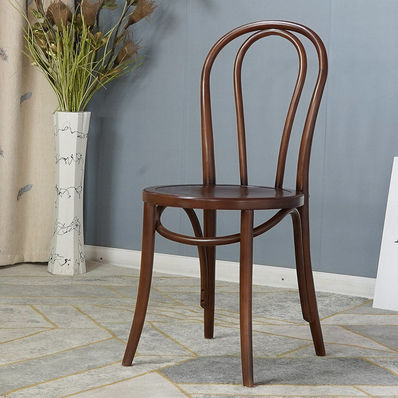 Bentwood Armless Side Dining Chairs Country Style Wood Dining Room Chair Walnut Natural 1 Piece Clearhalo ' kitchen&dining_furn' 'Dining Chairs' 'Dining Tables & Seating' 'dining_chair' 'furn' 'furn_dining_chair' 'Furniture' 'furniture_dining_chair' 'Kitchen & Dining Furniture' 'kitchen' 3702513