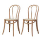 Bentwood Armless Side Dining Chairs Country Style Wood Dining Room Chair Wood Brown 2 Piece Set Clearhalo ' kitchen&dining_furn' 'Dining Chairs' 'Dining Tables & Seating' 'dining_chair' 'furn' 'furn_dining_chair' 'Furniture' 'furniture_dining_chair' 'Kitchen & Dining Furniture' 'kitchen' 3702517
