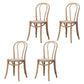 Bentwood Armless Side Dining Chairs Country Style Wood Dining Room Chair Wood Brown 4 Piece Set Clearhalo ' kitchen&dining_furn' 'Dining Chairs' 'Dining Tables & Seating' 'dining_chair' 'furn' 'furn_dining_chair' 'Furniture' 'furniture_dining_chair' 'Kitchen & Dining Furniture' 'kitchen' 3702518