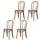 Bentwood Armless Side Dining Chairs Country Style Wood Dining Room Chair Dark Wood Natural 4 Piece Set Clearhalo ' kitchen&dining_furn' 'Dining Chairs' 'Dining Tables & Seating' 'dining_chair' 'furn' 'furn_dining_chair' 'Furniture' 'furniture_dining_chair' 'Kitchen & Dining Furniture' 'kitchen' 3702521