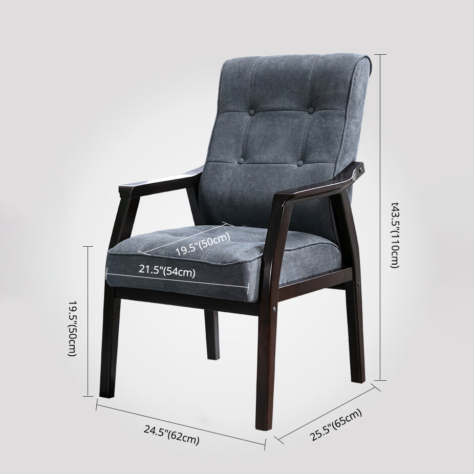 Traditional Kitchen Dining Chair Solid Back Dining Side Chair with Wooden Legs Clearhalo ' kitchen&dining_furn' 'Dining Chairs' 'Dining Tables & Seating' 'dining_chair' 'furn' 'furn_dining_chair' 'Furniture' 'furniture_dining_chair' 'Kitchen & Dining Furniture' 'kitchen' 3702594