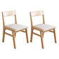 Home Contemporary Side Chair Open Back Upholstered Wood Dining Room Chair Grey 2 Piece Set Natural Wood Clearhalo ' kitchen&dining_furn' 'Dining Chairs' 'Dining Tables & Seating' 'dining_chair' 'furn' 'furn_dining_chair' 'Furniture' 'furniture_dining_chair' 'Kitchen & Dining Furniture' 'kitchen' 3702611