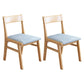 Home Contemporary Side Chair Open Back Upholstered Wood Dining Room Chair Blue 2 Piece Set Natural Wood Clearhalo ' kitchen&dining_furn' 'Dining Chairs' 'Dining Tables & Seating' 'dining_chair' 'furn' 'furn_dining_chair' 'Furniture' 'furniture_dining_chair' 'Kitchen & Dining Furniture' 'kitchen' 3702624