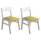 Home Contemporary Side Chair Open Back Upholstered Wood Dining Room Chair Green 2 Piece Set White Clearhalo ' kitchen&dining_furn' 'Dining Chairs' 'Dining Tables & Seating' 'dining_chair' 'furn' 'furn_dining_chair' 'Furniture' 'furniture_dining_chair' 'Kitchen & Dining Furniture' 'kitchen' 3702633