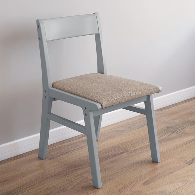 Home Contemporary Side Chair Open Back Upholstered Wood Dining Room Chair Coffee 1 Piece Gray Clearhalo ' kitchen&dining_furn' 'Dining Chairs' 'Dining Tables & Seating' 'dining_chair' 'furn' 'furn_dining_chair' 'Furniture' 'furniture_dining_chair' 'Kitchen & Dining Furniture' 'kitchen' 3702641