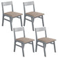 Home Contemporary Side Chair Open Back Upholstered Wood Dining Room Chair Coffee 4 Piece Set Gray Clearhalo ' kitchen&dining_furn' 'Dining Chairs' 'Dining Tables & Seating' 'dining_chair' 'furn' 'furn_dining_chair' 'Furniture' 'furniture_dining_chair' 'Kitchen & Dining Furniture' 'kitchen' 3702643