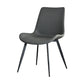 Contemporary Style Faux Leather Dining Chairs with 4 Black Finish Legs Armless Chairs Clearhalo ' kitchen&dining_furn' 'Dining Chairs' 'Dining Tables & Seating' 'dining_chair' 'furn' 'furn_dining_chair' 'Furniture' 'furniture_dining_chair' 'Kitchen & Dining Furniture' 'kitchen' 3702662