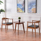 Scandinavian Style Wood Dining Chair Home Open Back Dining Side Chair with Arm Clearhalo ' kitchen&dining_furn' 'Dining Chairs' 'Dining Tables & Seating' 'dining_chair' 'furn' 'furn_dining_chair' 'Furniture' 'furniture_dining_chair' 'Kitchen & Dining Furniture' 'kitchen' 3702688