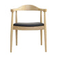 Scandinavian Style Wood Dining Chair Home Open Back Dining Side Chair with Arm Natural 1 Piece Clearhalo ' kitchen&dining_furn' 'Dining Chairs' 'Dining Tables & Seating' 'dining_chair' 'furn' 'furn_dining_chair' 'Furniture' 'furniture_dining_chair' 'Kitchen & Dining Furniture' 'kitchen' 3702706