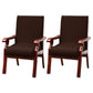 Traditional Style Kitchen Dining Chair Solid Back Dining Arm Chair for Home Use Black 2 Piece Set Clearhalo ' kitchen&dining_furn' 'Dining Chairs' 'Dining Tables & Seating' 'dining_chair' 'furn' 'furn_dining_chair' 'Furniture' 'furniture_dining_chair' 'Kitchen & Dining Furniture' 'kitchen' 3702713
