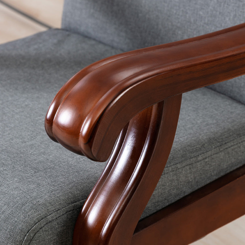 Traditional Style Kitchen Dining Chair Solid Back Dining Arm Chair for Home Use Clearhalo ' kitchen&dining_furn' 'Dining Chairs' 'Dining Tables & Seating' 'dining_chair' 'furn' 'furn_dining_chair' 'Furniture' 'furniture_dining_chair' 'Kitchen & Dining Furniture' 'kitchen' 3702725