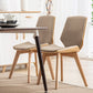 Home Contemporary Side Chair Solid Back Upholstered Wood Dining Room Chair Clearhalo ' kitchen&dining_furn' 'Dining Chairs' 'Dining Tables & Seating' 'dining_chair' 'furn' 'furn_dining_chair' 'Furniture' 'furniture_dining_chair' 'Kitchen & Dining Furniture' 'kitchen' 3702753