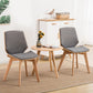 Home Contemporary Side Chair Solid Back Upholstered Wood Dining Room Chair Clearhalo ' kitchen&dining_furn' 'Dining Chairs' 'Dining Tables & Seating' 'dining_chair' 'furn' 'furn_dining_chair' 'Furniture' 'furniture_dining_chair' 'Kitchen & Dining Furniture' 'kitchen' 3702766