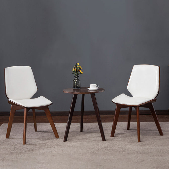 Home Contemporary Side Chair Solid Back Upholstered Wood Dining Room Chair Clearhalo ' kitchen&dining_furn' 'Dining Chairs' 'Dining Tables & Seating' 'dining_chair' 'furn' 'furn_dining_chair' 'Furniture' 'furniture_dining_chair' 'Kitchen & Dining Furniture' 'kitchen' 3702769