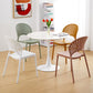 Scandinavian Plastic Dining Armless Chair Kitchen and Dining Room Side Chairs Clearhalo ' kitchen&dining_furn' 'Dining Chairs' 'Dining Tables & Seating' 'dining_chair' 'furn' 'furn_dining_chair' 'Furniture' 'furniture_dining_chair' 'Kitchen & Dining Furniture' 'kitchen' 3702793