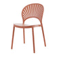 Scandinavian Plastic Dining Armless Chair Kitchen and Dining Room Side Chairs Brown 1 Piece Clearhalo ' kitchen&dining_furn' 'Dining Chairs' 'Dining Tables & Seating' 'dining_chair' 'furn' 'furn_dining_chair' 'Furniture' 'furniture_dining_chair' 'Kitchen & Dining Furniture' 'kitchen' 3702811