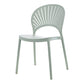 Scandinavian Plastic Dining Armless Chair Kitchen and Dining Room Side Chairs Pea Green 1 Piece Clearhalo ' kitchen&dining_furn' 'Dining Chairs' 'Dining Tables & Seating' 'dining_chair' 'furn' 'furn_dining_chair' 'Furniture' 'furniture_dining_chair' 'Kitchen & Dining Furniture' 'kitchen' 3702837