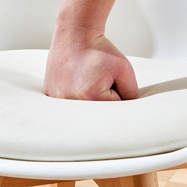 Contemporary Style Dining Room Chair Solid Back Armless Chair for Kitchen Clearhalo ' kitchen&dining_furn' 'Dining Chairs' 'Dining Tables & Seating' 'dining_chair' 'Furniture' 'furniture_dining_chair' 'Kitchen & Dining Furniture' 'kitchen' 3702895