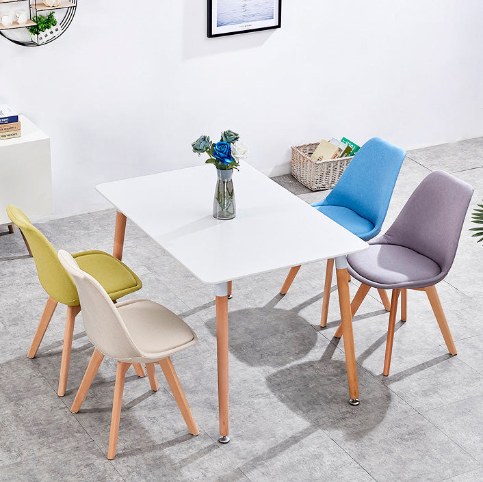 Contemporary Style Dining Room Chair Solid Back Armless Chair for Kitchen Clearhalo ' kitchen&dining_furn' 'Dining Chairs' 'Dining Tables & Seating' 'dining_chair' 'Furniture' 'furniture_dining_chair' 'Kitchen & Dining Furniture' 'kitchen' 3702910