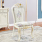 Upholstered European Style Restaurant Side Chair White Open Dining Chair Clearhalo ' kitchen&dining_furn' 'Dining Chairs' 'Dining Tables & Seating' 'dining_chair' 'furn' 'furn_dining_chair' 'Furniture' 'furniture_dining_chair' 'Kitchen & Dining Furniture' 'kitchen' 3702940