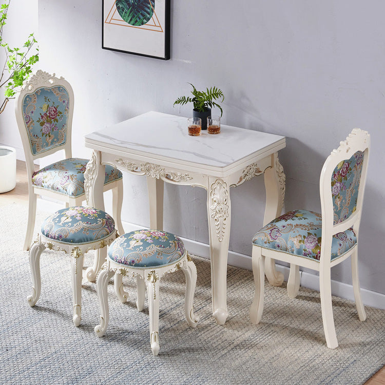 Upholstered European Style Restaurant Side Chair White Open Dining Chair Clearhalo ' kitchen&dining_furn' 'Dining Chairs' 'Dining Tables & Seating' 'dining_chair' 'furn' 'furn_dining_chair' 'Furniture' 'furniture_dining_chair' 'Kitchen & Dining Furniture' 'kitchen' 3702949