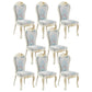 Upholstered European Style Restaurant Side Chair White Open Dining Chair Sky Blue 8 Piece Set Clearhalo ' kitchen&dining_furn' 'Dining Chairs' 'Dining Tables & Seating' 'dining_chair' 'furn' 'furn_dining_chair' 'Furniture' 'furniture_dining_chair' 'Kitchen & Dining Furniture' 'kitchen' 3702950