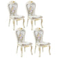 Upholstered European Style Restaurant Side Chair White Open Dining Chair Cream 4 Piece Set Clearhalo ' kitchen&dining_furn' 'Dining Chairs' 'Dining Tables & Seating' 'dining_chair' 'furn' 'furn_dining_chair' 'Furniture' 'furniture_dining_chair' 'Kitchen & Dining Furniture' 'kitchen' 3702963