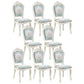 Upholstered European Style Restaurant Side Chair White Open Dining Chair Ocean Blue 8 Piece Set Clearhalo ' kitchen&dining_furn' 'Dining Chairs' 'Dining Tables & Seating' 'dining_chair' 'furn' 'furn_dining_chair' 'Furniture' 'furniture_dining_chair' 'Kitchen & Dining Furniture' 'kitchen' 3702970