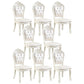 Upholstered European Style Restaurant Side Chair White Open Dining Chair Peacock Blue 8 Piece Set Clearhalo ' kitchen&dining_furn' 'Dining Chairs' 'Dining Tables & Seating' 'dining_chair' 'furn' 'furn_dining_chair' 'Furniture' 'furniture_dining_chair' 'Kitchen & Dining Furniture' 'kitchen' 3702972