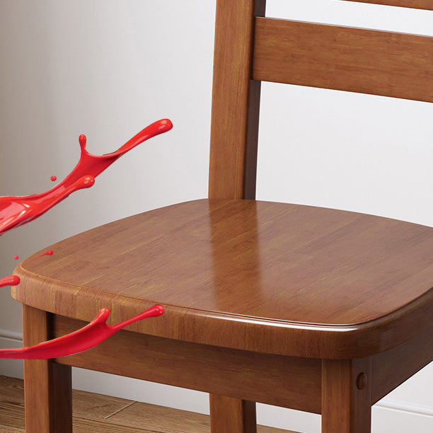 Contemporary Wood Side Chair Armless Ladder Back Dining Chair for Home Use Clearhalo ' kitchen&dining_furn' 'Dining Chairs' 'Dining Tables & Seating' 'dining_chair' 'furn' 'furn_dining_chair' 'Furniture' 'furniture_dining_chair' 'Kitchen & Dining Furniture' 'kitchen' 3702997