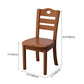 Contemporary Wood Side Chair Armless Ladder Back Dining Chair for Home Use Clearhalo ' kitchen&dining_furn' 'Dining Chairs' 'Dining Tables & Seating' 'dining_chair' 'furn' 'furn_dining_chair' 'Furniture' 'furniture_dining_chair' 'Kitchen & Dining Furniture' 'kitchen' 3703001