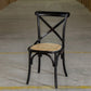 Country Style Armless Dining Chairs Beech Bentwood Cross Back Side Chair Black 1 Piece Clearhalo ' kitchen&dining_furn' 'Dining Chairs' 'Dining Tables & Seating' 'dining_chair' 'furn' 'furn_dining_chair' 'Furniture' 'furniture_dining_chair' 'Kitchen & Dining Furniture' 'kitchen' 3703070