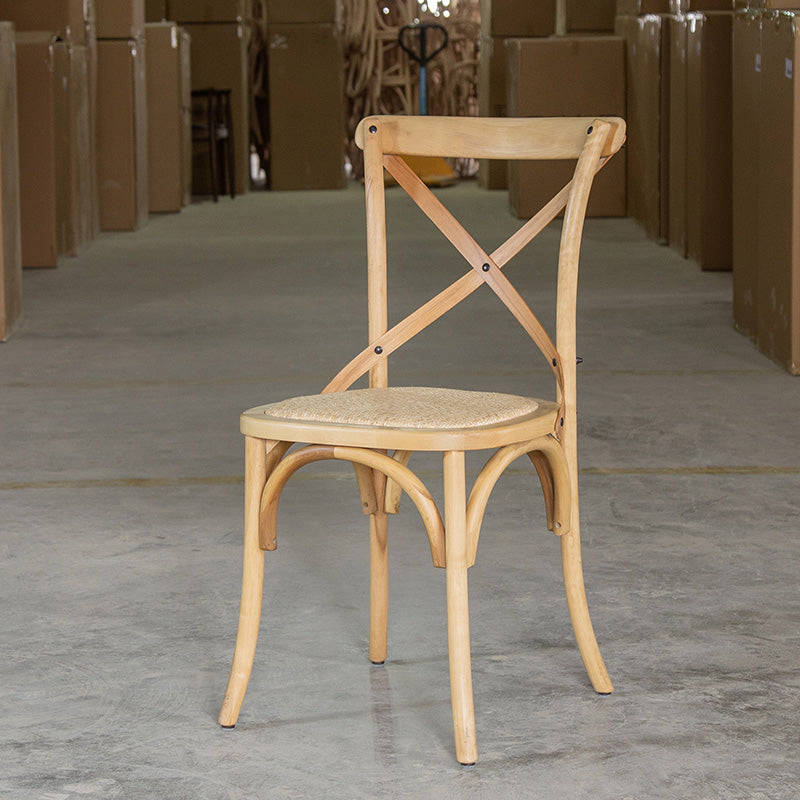 Country Style Armless Dining Chairs Beech Bentwood Cross Back Side Chair Wood 1 Piece Clearhalo ' kitchen&dining_furn' 'Dining Chairs' 'Dining Tables & Seating' 'dining_chair' 'furn' 'furn_dining_chair' 'Furniture' 'furniture_dining_chair' 'Kitchen & Dining Furniture' 'kitchen' 3703081