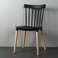 Contemporary Style Dining Room Chair Slat Back Stackable Side Chair for Kitchen Black 1 Piece Clearhalo ' kitchen&dining_furn' 'Dining Chairs' 'Dining Tables & Seating' 'dining_chair' 'furn' 'furn_dining_chair' 'Furniture' 'furniture_dining_chair' 'Kitchen & Dining Furniture' 'kitchen' 3703095