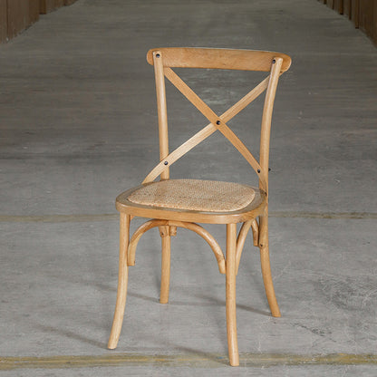 Country Style Bentwood Side Chair Cross Back Beech Armless Dining Chairs Wood 1 Piece Clearhalo ' kitchen&dining_furn' 'Dining Chairs' 'Dining Tables & Seating' 'dining_chair' 'furn' 'furn_dining_chair' 'Furniture' 'furniture_dining_chair' 'Kitchen & Dining Furniture' 'kitchen' 3703116