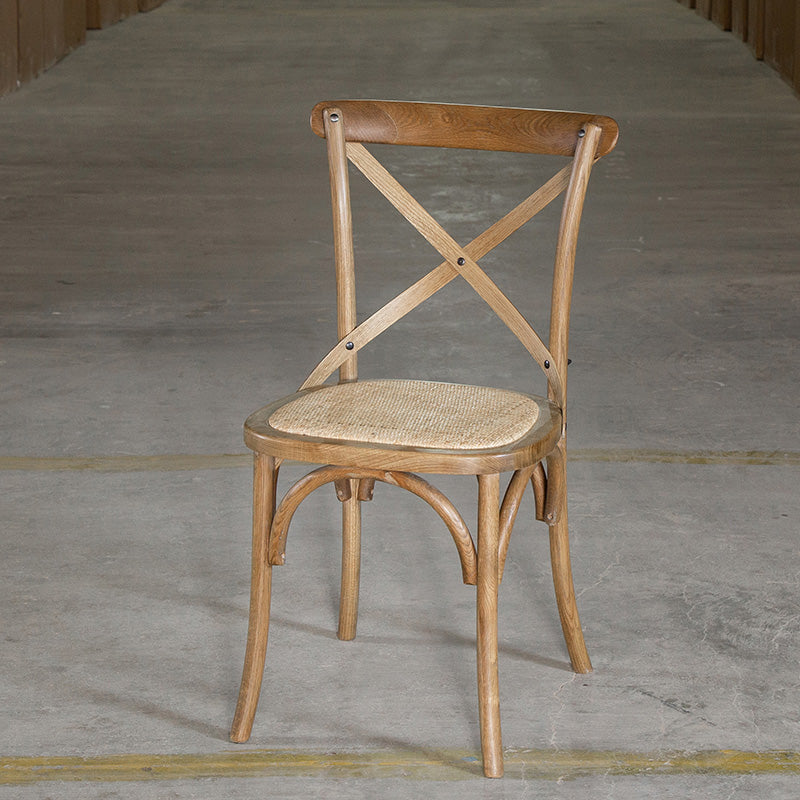 Country Style Bentwood Side Chair Cross Back Beech Armless Dining Chairs Smoke Gray 1 Piece Clearhalo ' kitchen&dining_furn' 'Dining Chairs' 'Dining Tables & Seating' 'dining_chair' 'furn' 'furn_dining_chair' 'Furniture' 'furniture_dining_chair' 'Kitchen & Dining Furniture' 'kitchen' 3703121